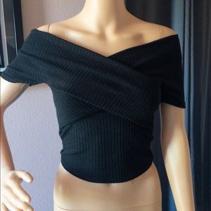 Off shoulder sweater